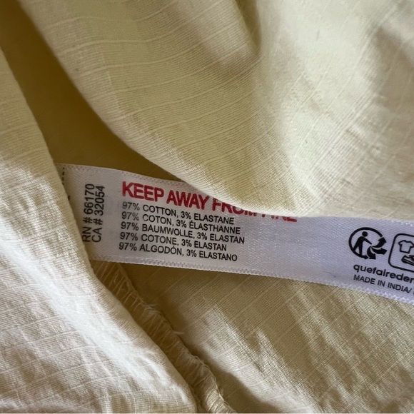 Free People Yellow Pleated Minidress - Picture 5 of 6